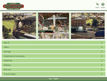 Tablet Screenshot of bourtonmodelrailway.co.uk